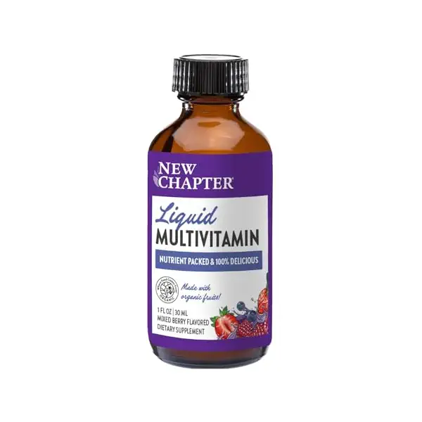 Organic Mixed Berry Liquid Multivitamin, 1 FZ 1