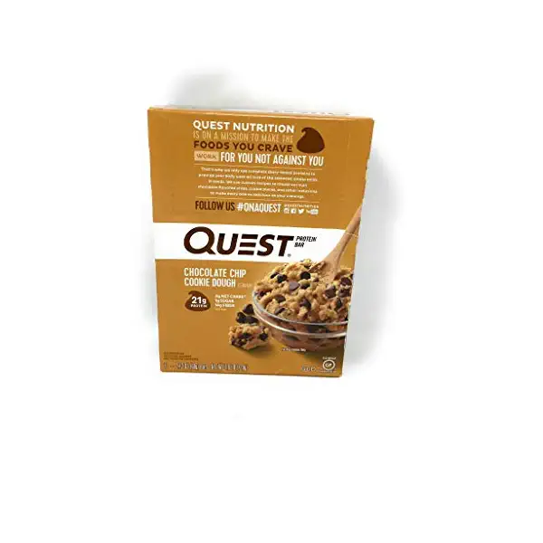 Chocolate Chip Cookie Dough Protein Bar 12 Pack, 2.12 OZ 1