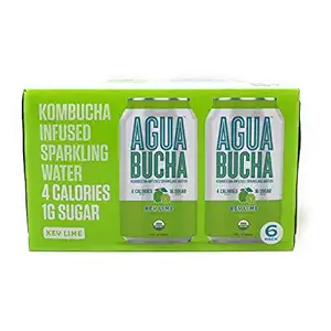 Organic Key Lime Kombucha Infused Water 6 Pack, 12 FZ