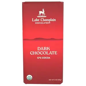 Organic Dark 57% Chocolate Bar, 3 OZ