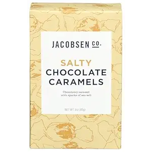 Salty Chocolate Caramels, 3 OZ
