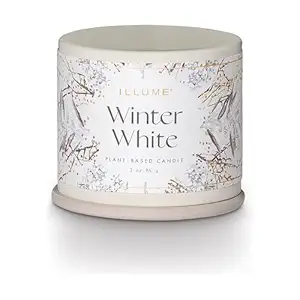 Winter White Beautifully Done Demi Vanity Tin Candle, 3 OZ