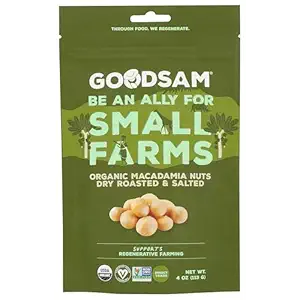 Organic Roasted & Salted Macadamia Nuts, 4 OZ