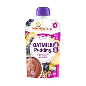 Organic Banana Blueberry Oatmilk Pudding, 4 OZ
