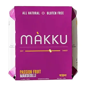 Passionfruit Makgeolli 4pk Cans, 12 FZ