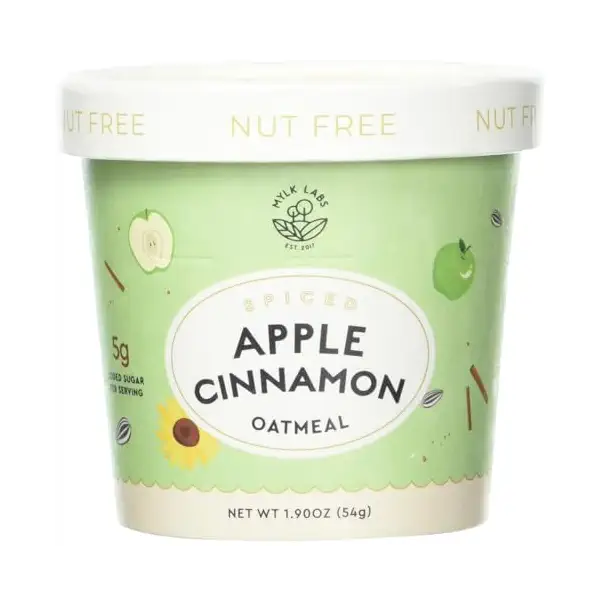 Granny Smith Apple & Sunflower Cinnamon Oatmeal Cup 1
