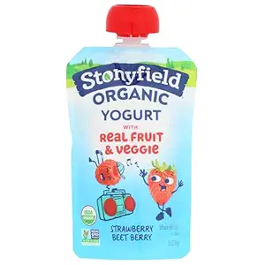 Organic Strawberry Beet Berry Yogurt, 3.5 OZ