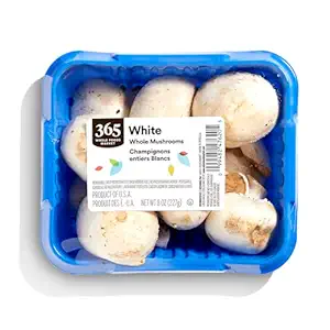 White Mushrooms 8oz, 8 Ounce