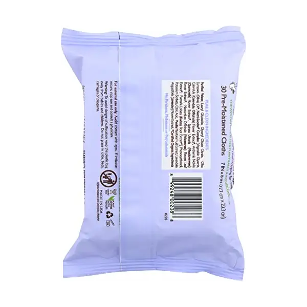 3-In-1 Calming Face Hand Body Wipes, 30 CT 2