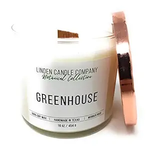 Greenhouse Glass Tumbler Candle, 16 OZ
