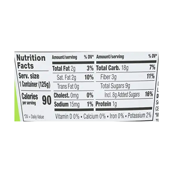 Organic Blueberry Coconut Yogurt, 4.4 OZ 4