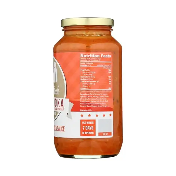 Holla Vodka Smooth Vodka Sauce 5