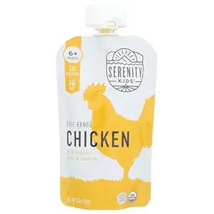 Organic Free Range Chicken with Peas & Carrots, 3.5 OZ
