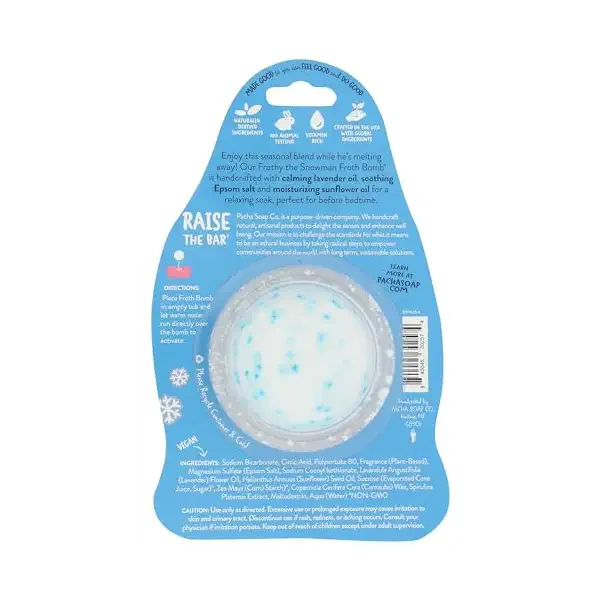 Frothy The Snowman Froth Bomb, 3 OZ 2