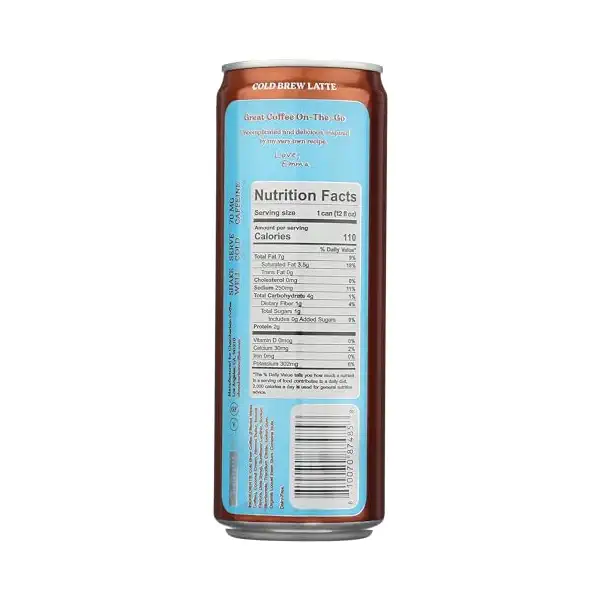 Cold Brew Almond & Coconut Milk Latte, 11 FZ 2