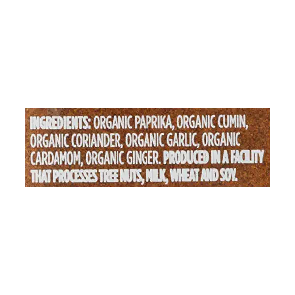 Organic Tandoori Masala Seasoning, 2.08 OZ 4