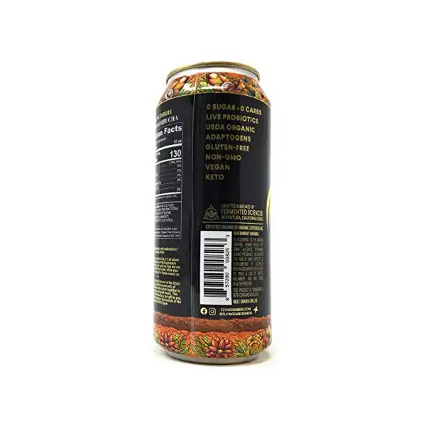 Mango Coconut Hard Kombucha 16fz Can Sgl, 16 FZ 6