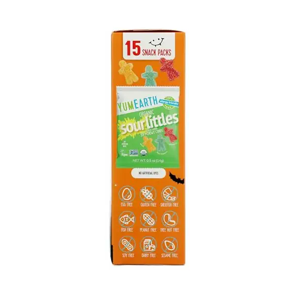 Organic Sour Littles 15ct, 7.5 OZ 3