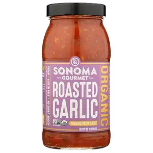 Organic Roasted Garlic Pasta Sauce, 25 OZ