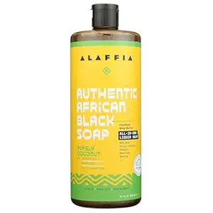 Purely Coconut Authentic African Black Soap, 32 FZ