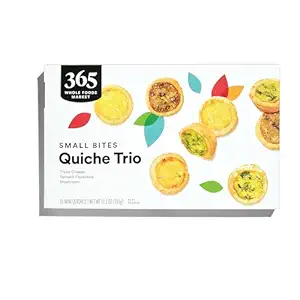 Whole Foods Market, Mini Quiche Trio, 15 ct, (Frozen)