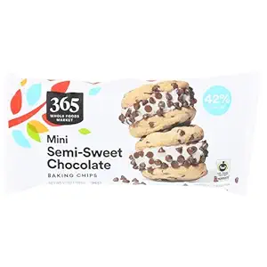 365 by Whole Foods Market, Semisweet Mini Chocolate Chips, 12 Ounce