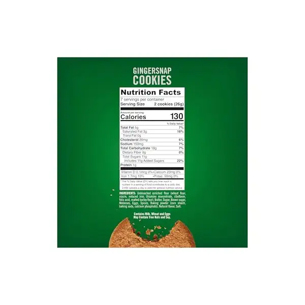 Gingersnap Cookies, 184 GR 6