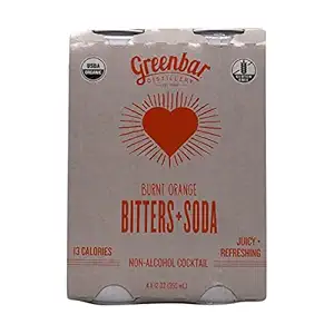 Organic Orange Bitters and Soda 4pk Cans, 12 FZ