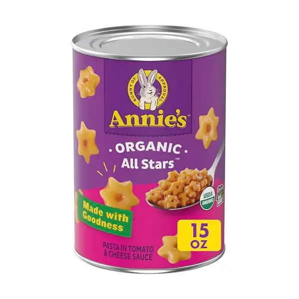 Organic All Stars Tomato and Cheese Pasta, 15 OZ 1