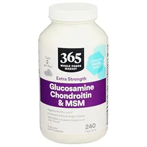 365 by Whole Foods Market, Glucosamine Chondroitin MSM 2X Strength, 240 Tablets