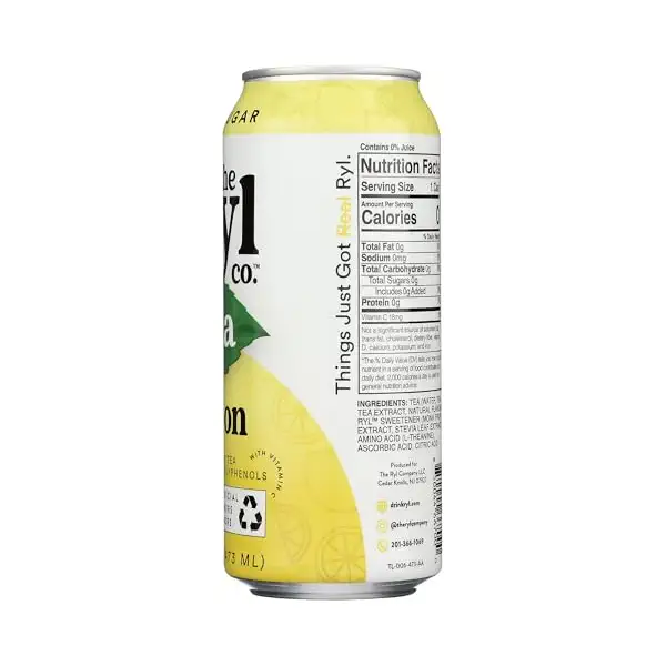 RYL TEA 16OZ - BLACK LEMON 7