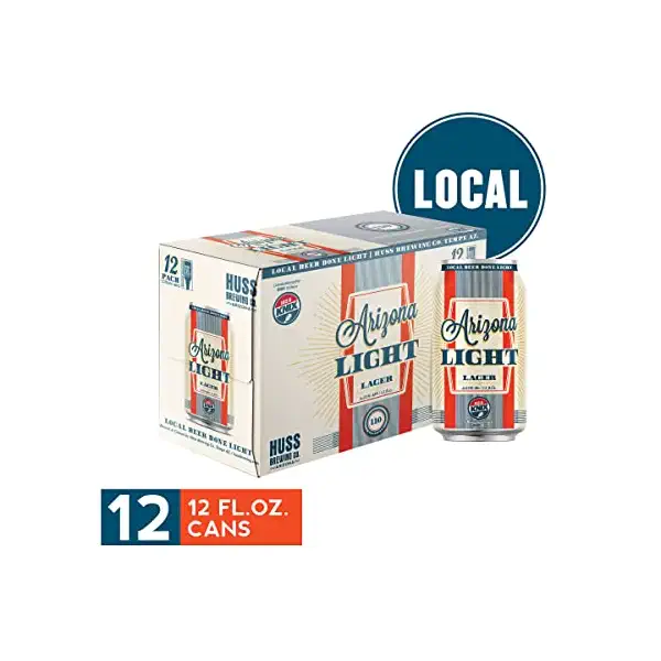 Arizona Light Lager 12 pack 12 oz cans 4