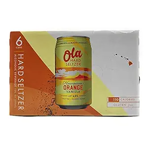 Orange Vanilla Hard Seltzer 6pk Cans, 12 FZ