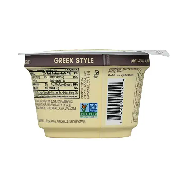 Strawberry Almond Milk Greek Yogurt, 5.3 OZ 5