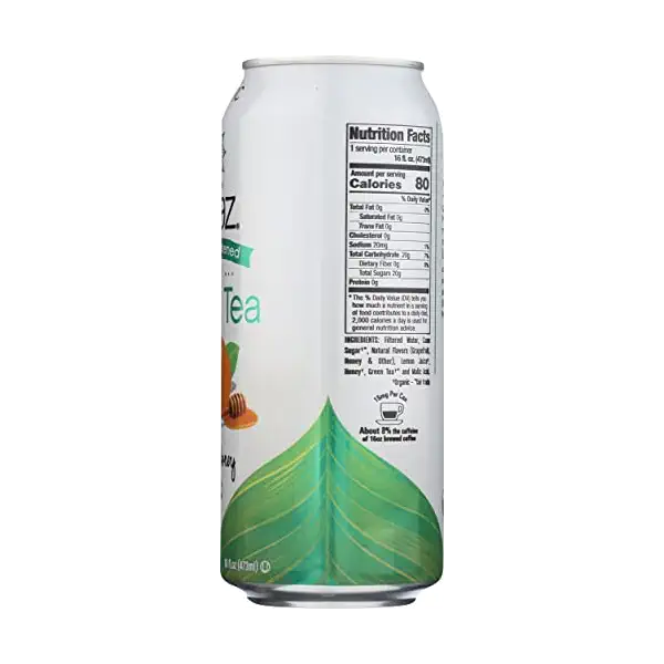 Organic Grapefruit & Honey Iced Green Tea, 16 FZ 7