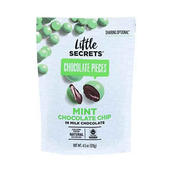 Mint Chocolate Chip Milk Chocolate Pieces, 4.5 OZ 1