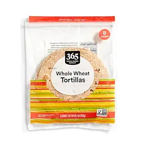 365 by Whole Foods Market, Organic Whole Wheat Tortillas, 6 Count, 10.5 Ounce