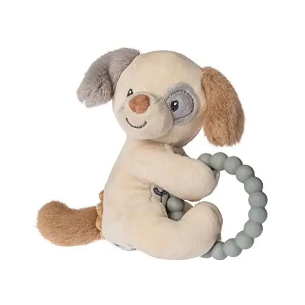 Sparky Puppy Rattle Teether 6In 1