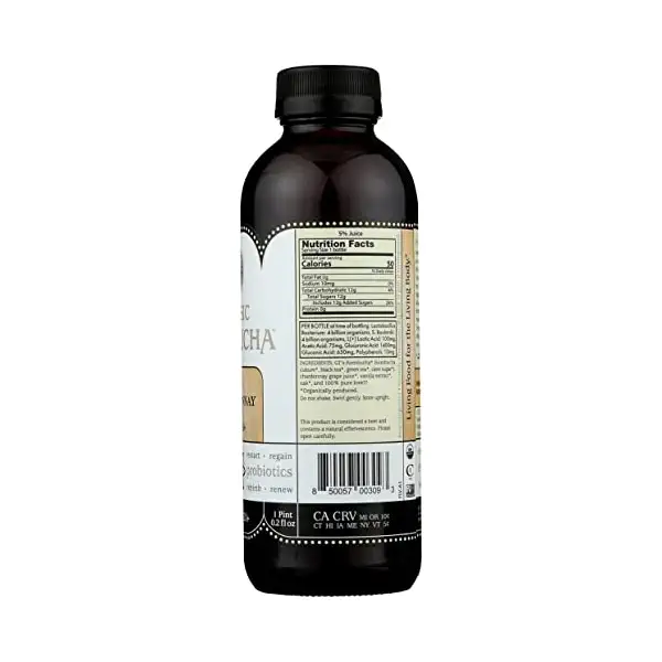 Organic Chardonnay Classic Kombucha, 16.2 FZ 7