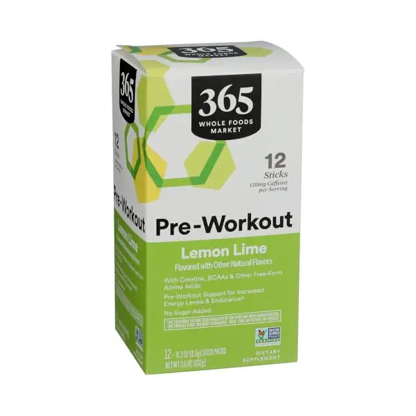 Lemon Lime Pre-Workout Powder 12 Count, 0.3 OZ 2
