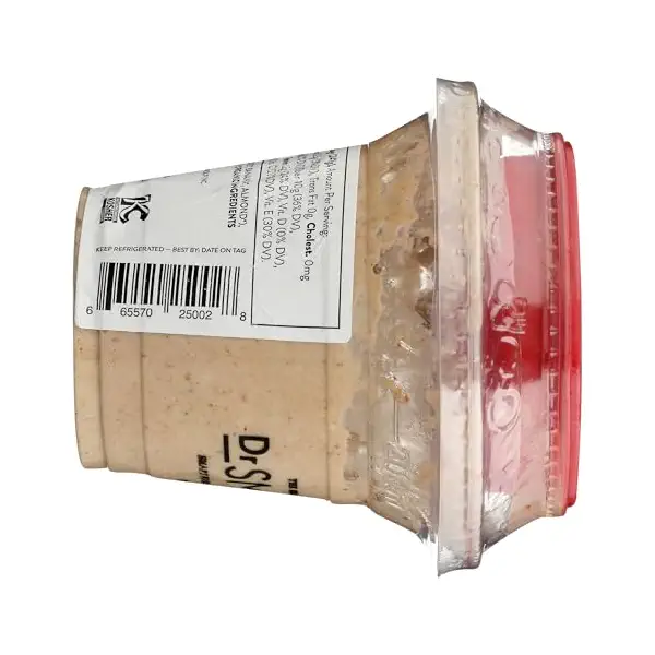 Raw Oatmeal With Raspberry Coulis 4