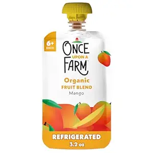 Organic Mango Baby Fruit Blend Sgl, 3.2 OZ