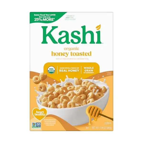 Organic Shapes And Flakes Honey Toasted Cereal, 13.6 OZ 8