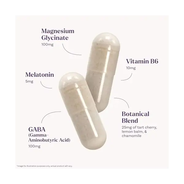 Sleep & Restore with Melatonin Capsule, 60 CT 3