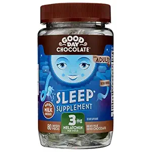 Milk Chocolate Adult Sleep Supplement 3mg, 80 CT
