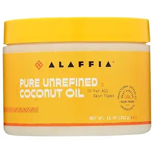 Pure Unrefined Coconut Oil for Hair and Skin, 11 OZ