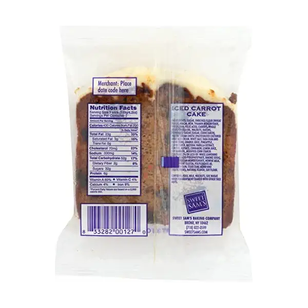 Carrot Loaf Cake, 4.2 OZ 2