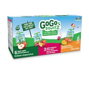 Unsweetened Applesauce Variety 12pk, 1080 GR