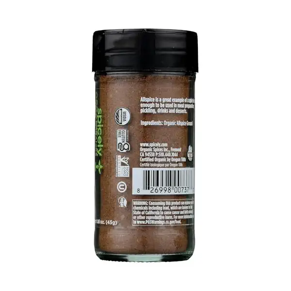 Organic Jar Allspice Ground, 1.6 OZ 6