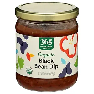 365 by Whole Foods Market, Organic Black Bean Dip, 15 Ounce